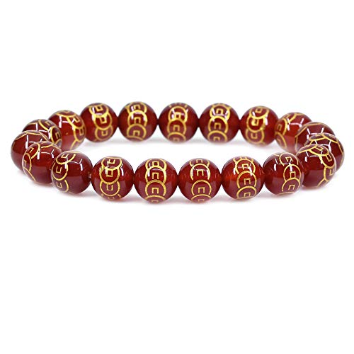 SKKIKHYBPO Modisches Stretch-Armband für Damen und Herren, 10 mm, runde Perlen, Jaspis, 17,8 cm, Unisex SKKIKHYBPO Modisches Stretch-Armband für Damen und Herren, 10 mm, runde Perlen, Jaspis, 17,8 cm, Unisex von SKKIKHYBPO