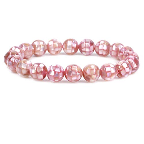 SKKIKHYBPO Modisches Stretch-Armband für Damen und Herren, 10 mm, runde Perlen, Jaspis, 17,8 cm, Unisex SKKIKHYBPO Modisches Stretch-Armband für Damen und Herren, 10 mm, runde Perlen, Jaspis, 17,8 cm, Unisex von SKKIKHYBPO