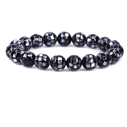 SKKIKHYBPO Modisches Stretch-Armband für Damen und Herren, 10 mm, runde Perlen, Jaspis, 17,8 cm, Unisex SKKIKHYBPO Modisches Stretch-Armband für Damen und Herren, 10 mm, runde Perlen, Jaspis, 17,8 cm, Unisex von SKKIKHYBPO