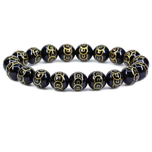 SKKIKHYBPO Modisches Stretch-Armband für Damen und Herren, 10 mm, runde Perlen, Jaspis, 17,8 cm, Unisex SKKIKHYBPO Modisches Stretch-Armband für Damen und Herren, 10 mm, runde Perlen, Jaspis, 17,8 cm, Unisex von SKKIKHYBPO