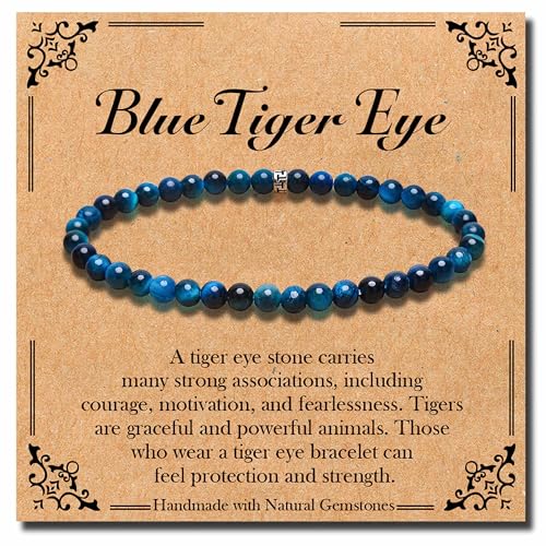 SKKIKHYBPO Natürliches Stretch-Armband mit Heilsteinen, 4/6/8 mm, Halbedelstein-Armband für Männer und Frauen, Stressabbau, Kristallschmuck, 4 mm, Stein SKKIKHYBPO Natürliches Stretch-Armband mit Heilsteinen, 4/6/8 mm, Halbedelstein-Armband für Männer und Frauen, Stressabbau, Kristallschmuck, 4 mm, Stein von SKKIKHYBPO