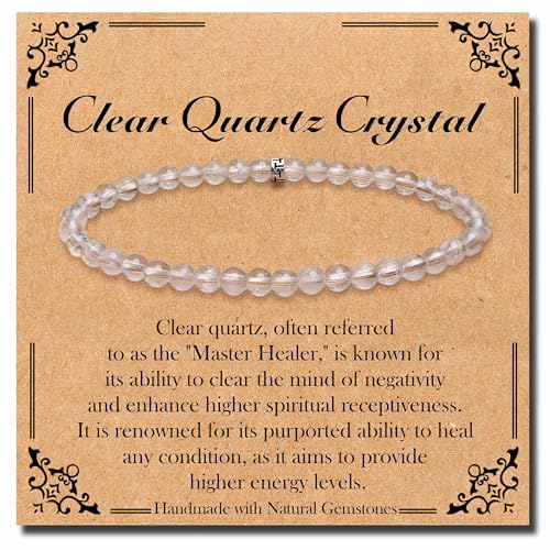 SKKIKHYBPO Natürliches Stretch-Armband mit Heilsteinen, 4/6/8 mm, Halbedelstein-Armband für Männer und Frauen, Stressabbau, Kristallschmuck, 8 mm, Stein SKKIKHYBPO Natürliches Stretch-Armband mit Heilsteinen, 4/6/8 mm, Halbedelstein-Armband für Männer und Frauen, Stressabbau, Kristallschmuck, 8 mm, Stein von SKKIKHYBPO