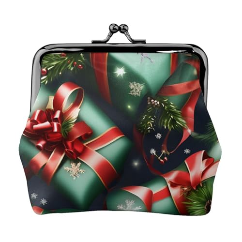 Merry Christmas Geldbörse mit Reißverschluss für Münzen und Karten von SKKNT