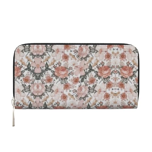 SKKNT Flower Paris Eiffelturm-Druck, geräumige, trendige Leder-Handbrieftasche, Damen-Geldbörse, Clutch für Freizeit und Reisen, Schwarz, Einheitsgröße, Kunst SKKNT Flower Paris Eiffelturm-Druck, geräumige, trendige Leder-Handbrieftasche, Damen-Geldbörse, Clutch für Freizeit und Reisen, Schwarz, Einheitsgröße, Kunst von SKKNT