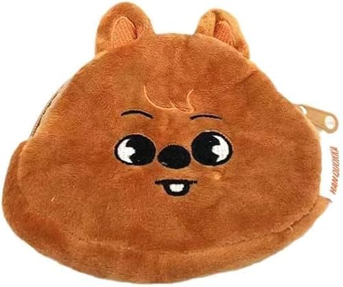 Stray Kids Multifunktions-Münze aus Plüsch Skzoo Cartoon Schlüsselanhänger Geldbörse SKZ Cartoon Rucksack Telefon Anhänger Schlüsselanhänger für Kpop Fans Kinder, Han von SKLTN