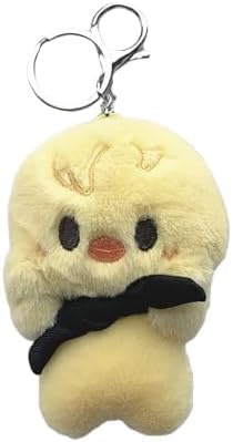 SKLTN Stray-Kids Schlüsselanhänger aus Plüsch 'ATE' Stil Cartoon Schlüsselanhänger für Stay, Bbokari, 8cm von SKLTN