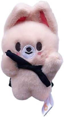 SKLTN Stray-Kids Plüsch Schlüsselanhänger 'ATE' Stil Cartoon Schlüsselanhänger für Stay, Foxi.ny, 8cm von SKLTN