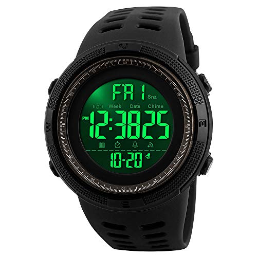 Herren Digital Sports Watch Military Wasserdichte Stoppuhr Countdown Auto Datum Alarm von SKMEI