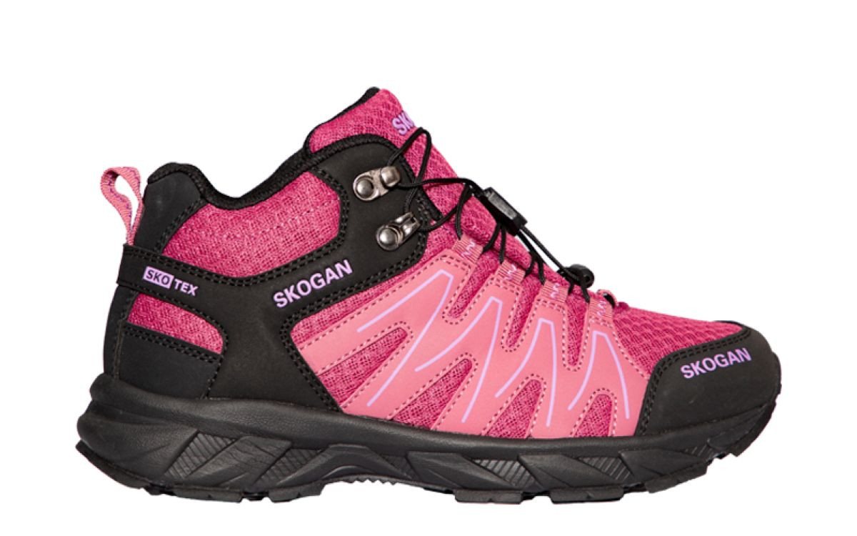 SKOGAN Pertuun Mid Cut Damen Leichtwanderschuh mit SKO-TEX Membrane pink Outdoorschuh von SKOGAN
