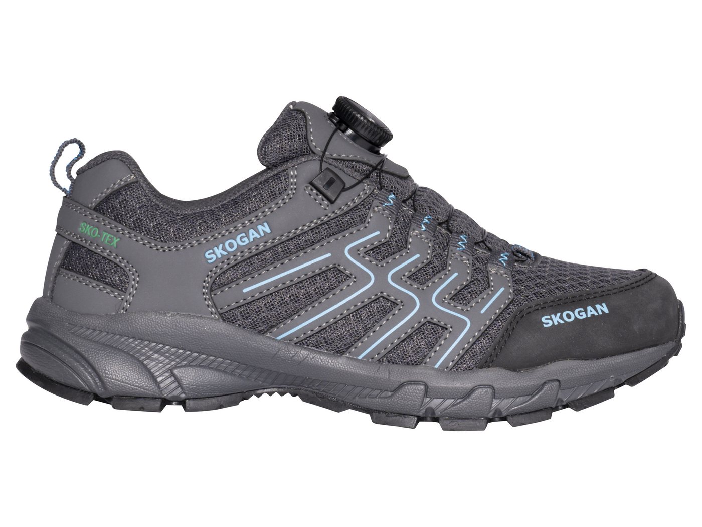 SKOGAN Skallas Outdoor Schuh mit Drehverschluss black Outdoorschuh von SKOGAN