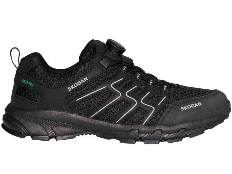 SKOGAN Skallas Outdoor Schuh mit Drehverschluss black Outdoorschuh von SKOGAN