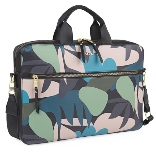 SKPAT Damen Zagori Maletin Laptoptasche, Feuilles von SKPAT