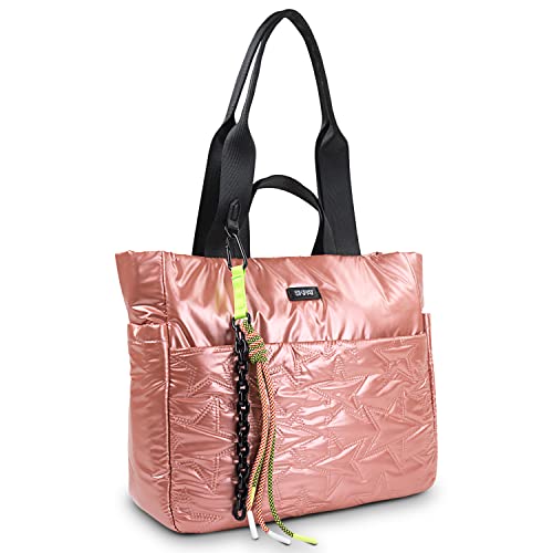 SKPAT - Handtasche Damen Groß - Elegante Shopper Damen Groß für jeden Anlass, Tasche Damen mit Stil 316941, Kupfer von SKPAT