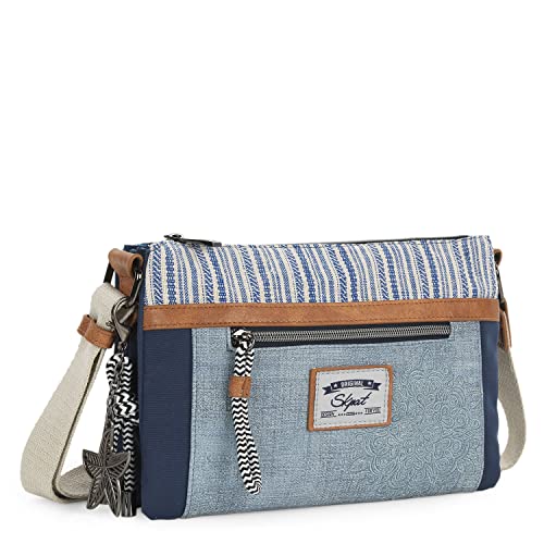 SKPAT - Handtasche Damen Umhängetasche Damen Klein & Stilvoll Handtasche Damen Umhängetasche Crossbody Bag Damen 314415, Blau von SKPAT