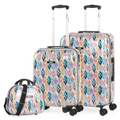 SKPAT - Kinderkoffer Mädchen - Kinder Kofferset. Kinderkoffer mit Rollen - 4 Rädrig Reisekoffer Kinder. Langlebiger Kinder Trolley. Reisekoffer für Kinder 133400B, Multicolor von SKPAT