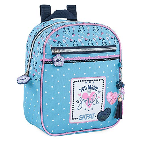 SKPAT - Kinderrucksäcke - Kinderrucksack Mädchen - Langlebig und stilvoll Schulrucksack Jungen und Mädchen - Kinderrucksäcke mit einem verstellbaren riemen 131434, Blau von SKPAT