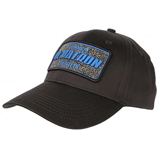 Kappe El Patron blau und schwarz Strass Medellin Colombia Baseball - Unisex, Schwarz , Einheitsgröße von SKR