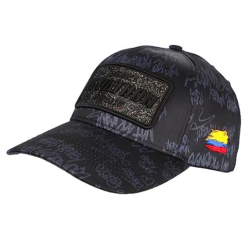 SKR El Patron Baseball-Kappe, Schwarz und Grau, Streetwear Colombia Baseball – Unisex, Schwarz , Einheitsgröße von SKR