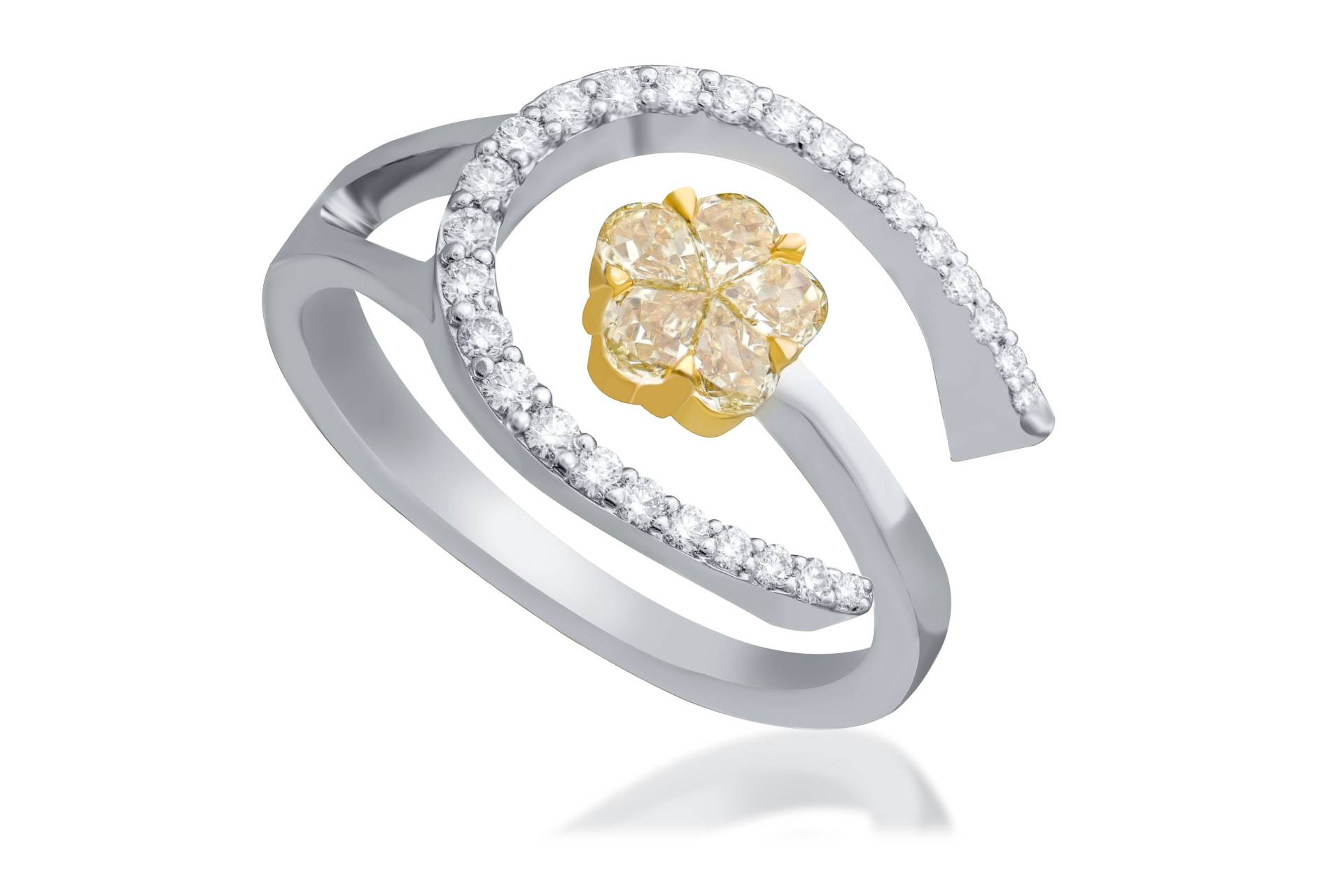 0.50 Kts Natürlicher Diamantring, Igi-Zertifizierter Gelber Diamantring Für Hochzeitstag Und Verlobung, Ostergeschenk Muttertagsgeschenk von SKSMHKLTD