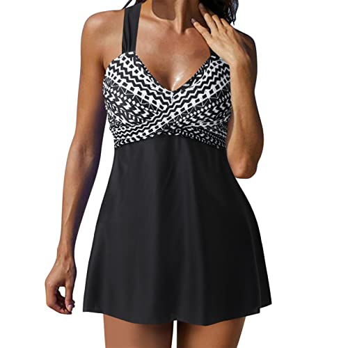 Tankini Damen Bauchweg mit Bügel Sexy tankini damen bauchweg badeanzug für mollige bikini mit shorts damen badeanzug weiß Damen Bikini damen badeshorts bikini damen schwarz jerseykleid damen dame von SKTIISN