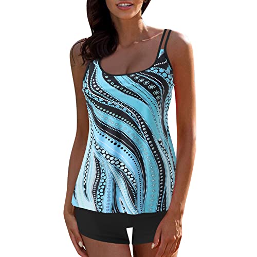 Tankini Damen Große Größen Oberteil damen oversize oberteile tankini hose bikini mädchen 146 tankini 3 teilig damen Bikini Damen Bauchweg Schwarz badehose damen lang bikini blau bikini damen set von SKTIISN