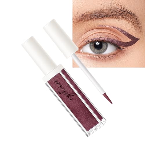 Eyeliner Flüssigliner - Schimmernder Glitzer-Lidschatten - Langlebiger, wasserfester, funkelnder Eyeliner, glänzender Lidschatten für Frauen, Mädchen, Party, Festival Skuda von SKUDA