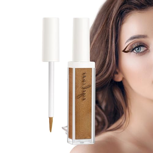 Eyeliner-Stift, Glitzer-Eyeliner, Langlebiger und pigmentierter funkelnder und schimmernder Eyeliner für das Augen-Make-up von Frauen und Mädchen Skuda von SKUDA