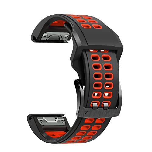 SKXMOD 26 22 mm Schnellverschluss-Uhrenarmband für Garmin Fenix 7 7X 5 5X Plus 6 6X Pro 3 3HR Epix Silikon Smartwatch Easy Fit Handgelenk Band Gürtel, 22mm For Fenix 6 6Pro, Achat von SKXMOD