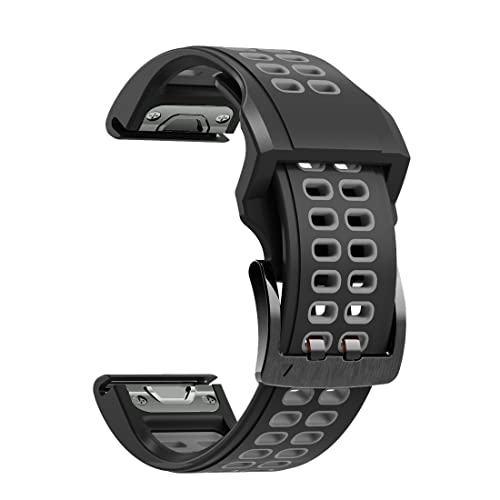 SKXMOD 26 22 mm Schnellverschluss-Uhrenarmband für Garmin Fenix 7 7X 5 5X Plus 6 6X Pro 3 3HR Epix Silikon Smartwatch Easy Fit Handgelenk Band Gürtel, QuickFit 22mm, Achat von SKXMOD