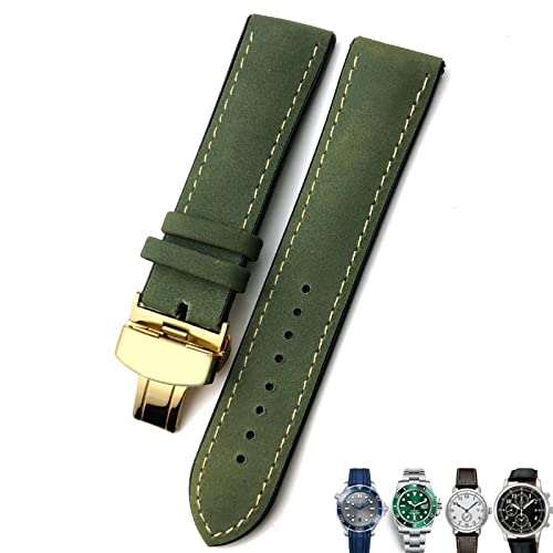 SKXMOD Uhrenarmband aus Leder, 20 mm, 21 mm, 22 mm, für Rolex für Omega Seamaster 300, Hamilton, Seiko, IWC, Tissot-Armband, Schwarz / Braun, 22 mm, Achat von SKXMOD