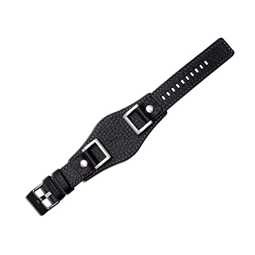 SKXMOD Uhrenarmband aus echtem Leder für Fossil JR1157, Uhrenarmband im Vintage-Stil mit Edelstahlgelenk, 24 mm, 24 mm, Achat von SKXMOD