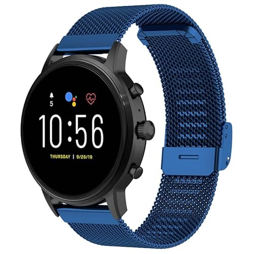 SKXMOD Uhrenarmband für Garmin Vivoactive 3, 4, 4S, Venu Vivomove HR, Forerunne 645, Edelstahl, 18 mm, 20 mm, 22 mm, For Vivoactive 4S-18, Achat von SKXMOD