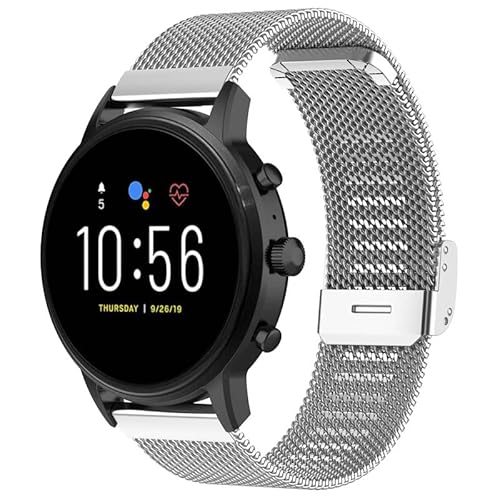 SKXMOD Uhrenarmband für Garmin Vivoactive 3, 4, 4S, Venu Vivomove HR, Forerunne 645, Edelstahl, 18 mm, 20 mm, 22 mm, For Vivoactive 4S-18, Achat von SKXMOD