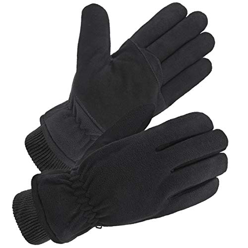 SKYDEER Winterhandschuhe mit Weichem Hirschleder Wildleder, Handschuhe für Herren und Damen Kaltes Wetter (SD8661KW/M, Warme 3M Thinsulate Isolierung) von SKYDEER