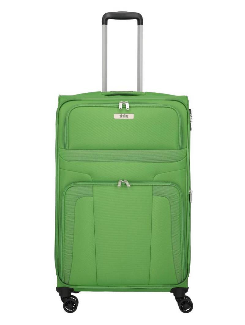 SKYLINE - ORLANDO 4Rad-Weichgepäcktrolley Trolley L Grün Grün - Gr. - L von SKYLINE