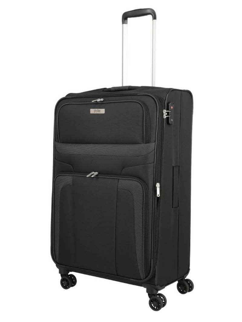 SKYLINE - ORLANDO 4Rad-Weichgepäcktrolley Trolley L Schwarz Schwarz - Gr. - L von SKYLINE