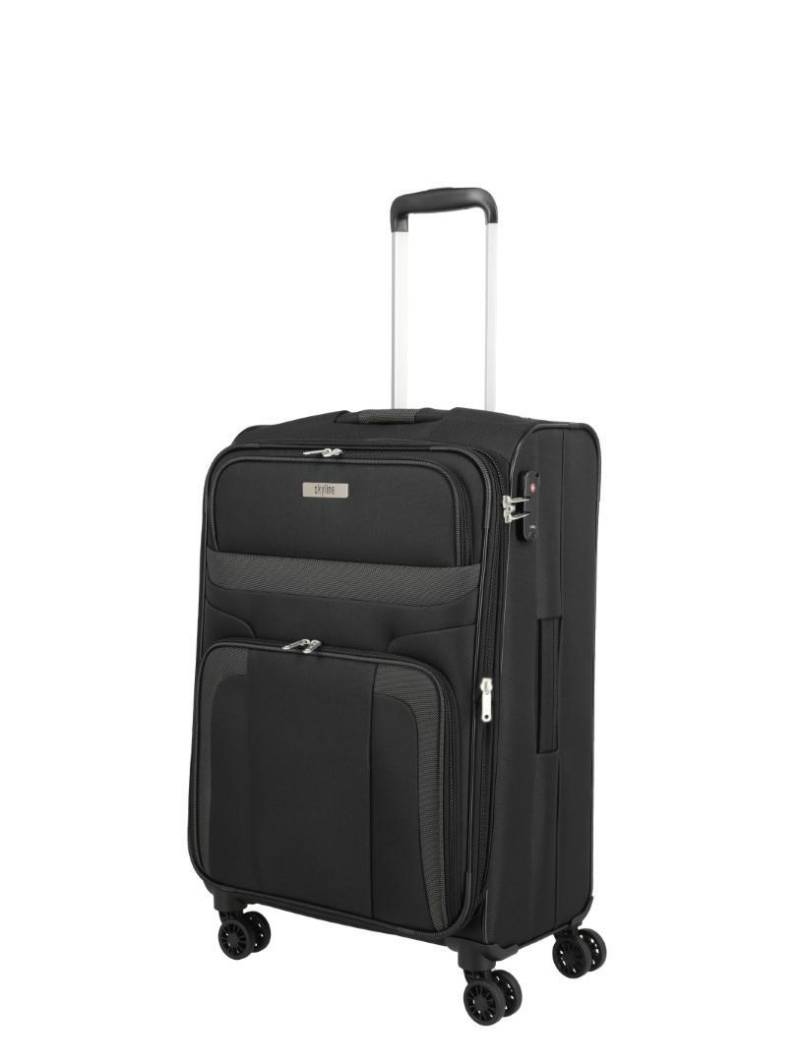 SKYLINE - ORLANDO 4Rad-Weichgepäcktrolley Trolley M Schwarz Schwarz - Gr. - M von SKYLINE