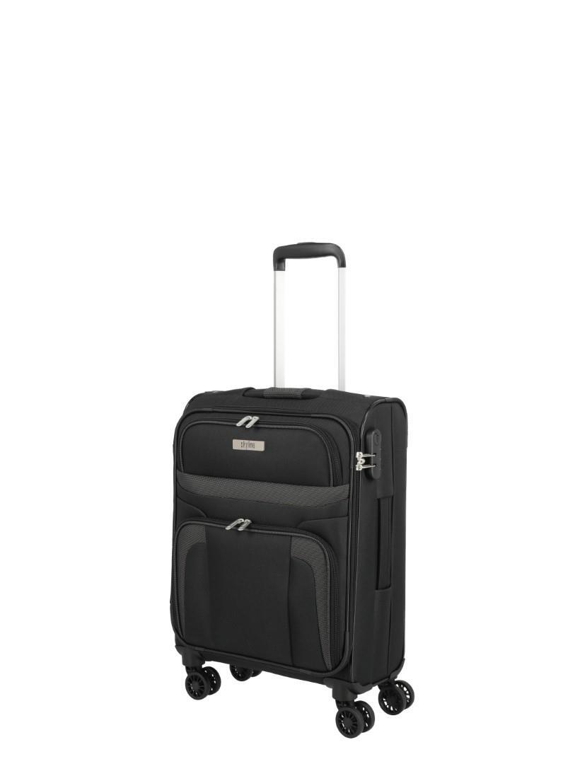 SKYLINE - ORLANDO 4Rad-Weichgepäcktrolley Trolley S Grün Schwarz - Gr. - S von SKYLINE