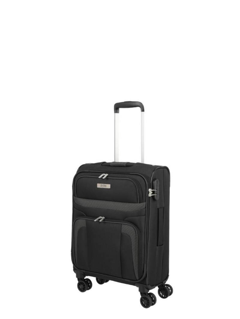 SKYLINE - ORLANDO 4Rad-Weichgepäcktrolley Trolley S Grün Schwarz - Gr. - S von SKYLINE