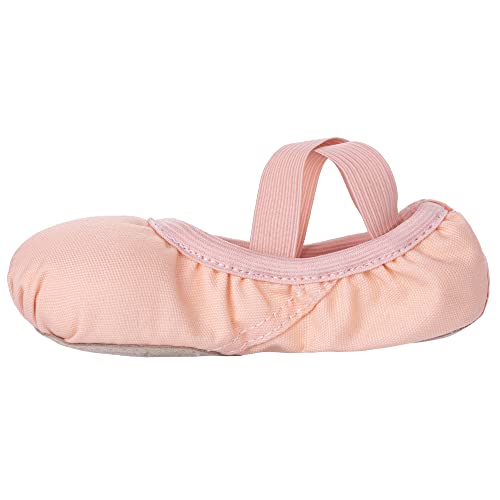 SKYSOAR Ballettschuhe Tanzschuhe Gymnastik Yoga Schuhe Split Sole Leder Wohnungen für Mädchen Damen Kinder und Erwachsene, Pink, 29 EU von Tancefair