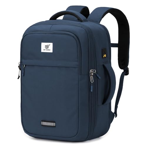SKYSPER Handgepäck Rucksack Flugzeug 44×28×18.5 20L Klein Reiserucksack für Herren Damen Laptop Rucksack 16 Zoll für Business Arbeit Reise von SKYSPER