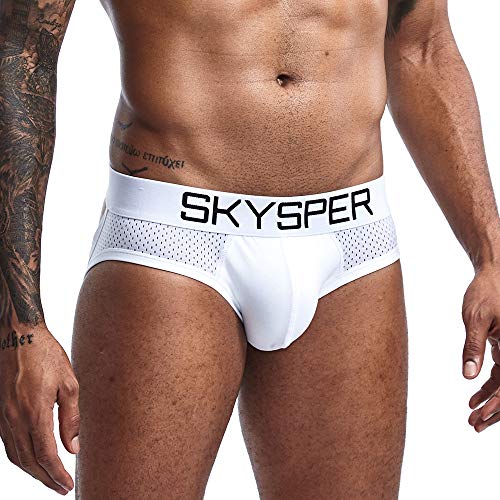 SKYSPER Herren Jockstrap Strings Tanga Boxersshorts Sexy Unterwäsche mit Bein Riemen Männer Sportunterwäsche Sport Unterhose von SKYSPER