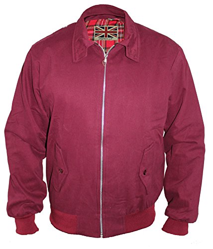 Skytex UK Harrington-Jacke Klassisch/Retro/Mod, in 10 Farben erhältlich, Größen XS-8XL Gr. Medium, burgunderrot Skytex UK Harrington-Jacke Klassisch/Retro/Mod, in 10 Farben erhältlich, Größen XS-8XL Gr. Medium, burgunderrot von SKYTEX UK