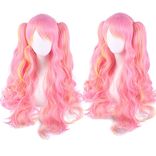 Halloween Fashion Christmas Party Dress Up Wig Cosplay Anime Wig Lolita Cute Lolita Loli Double Ponytail Mouth Clip Long Curly Hair Fake Hair Color:Yn262 Halloween Fashion Christmas Party Dress Up Wig Cosplay Anime Wig Lolita Cute Lolita Loli Double Ponytail Mouth Clip Long Curly Hair Fake Hair Color:Yn262 von SKYXD