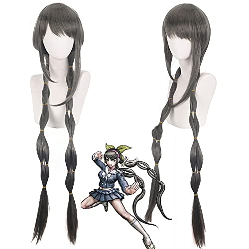 Halloween Fashion Christmas Party Dress Up Wig Projectile On Breaking V3 Yan Yidi Chazhu Rotor 100Cm Long Hair Anime Wig Cos Wig von SKYXD