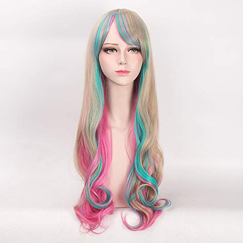 Halloween Fashion Christmas Party Dress Up Wig Soft Sister Daily Air Bangs Lolita Grandma Gray Gradient Cos Wig Pear Flower Head Color: Pl-749 von SKYXD