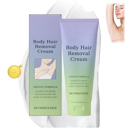 2025 Neuer Gesichtshaarentferner, lang anhaltende Enthaarungscreme, geeignet für empfindliche Haut, schmerzlose Haarentfernung für Körper, Gesicht, Lippen, für Frauen, sanfte & wohltuende (1PCS) von SKZKK