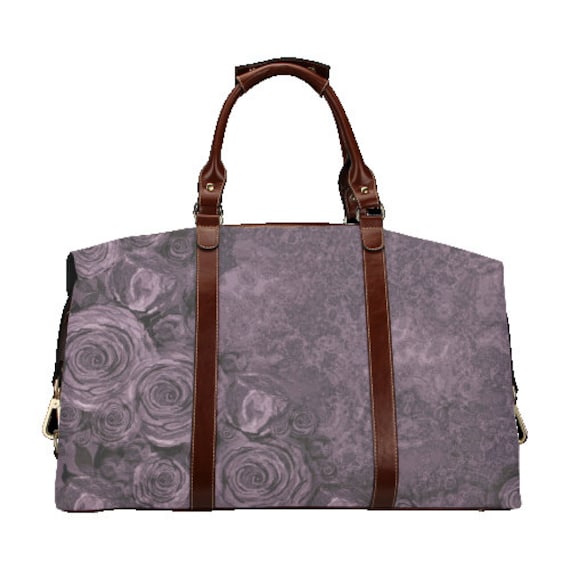 Handbemalte Wasserdichte Reisetasche Frauen Weekend Duffel von SKespiCreations