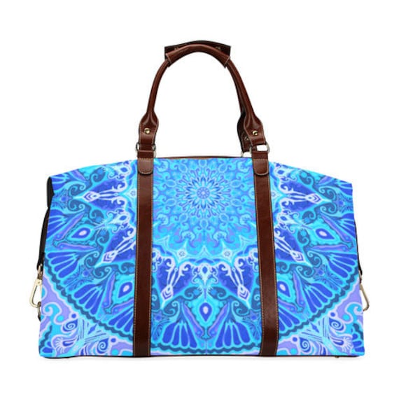Handbemalte Wasserdichte Reisetasche Mandala Design, Anpassbar von SKespiCreations