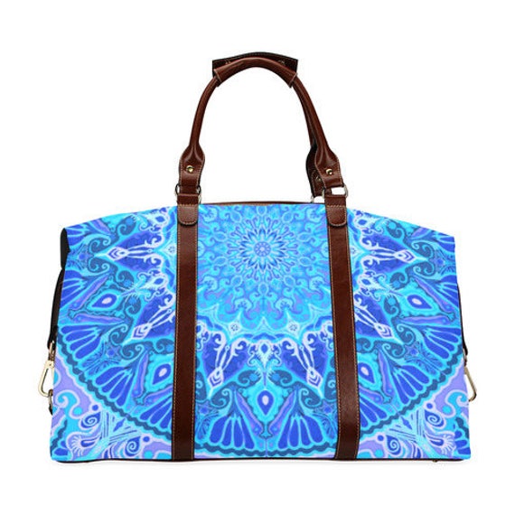 Handbemalte Wasserdichte Reisetasche Mandala Design, Anpassbar von SKespiCreations